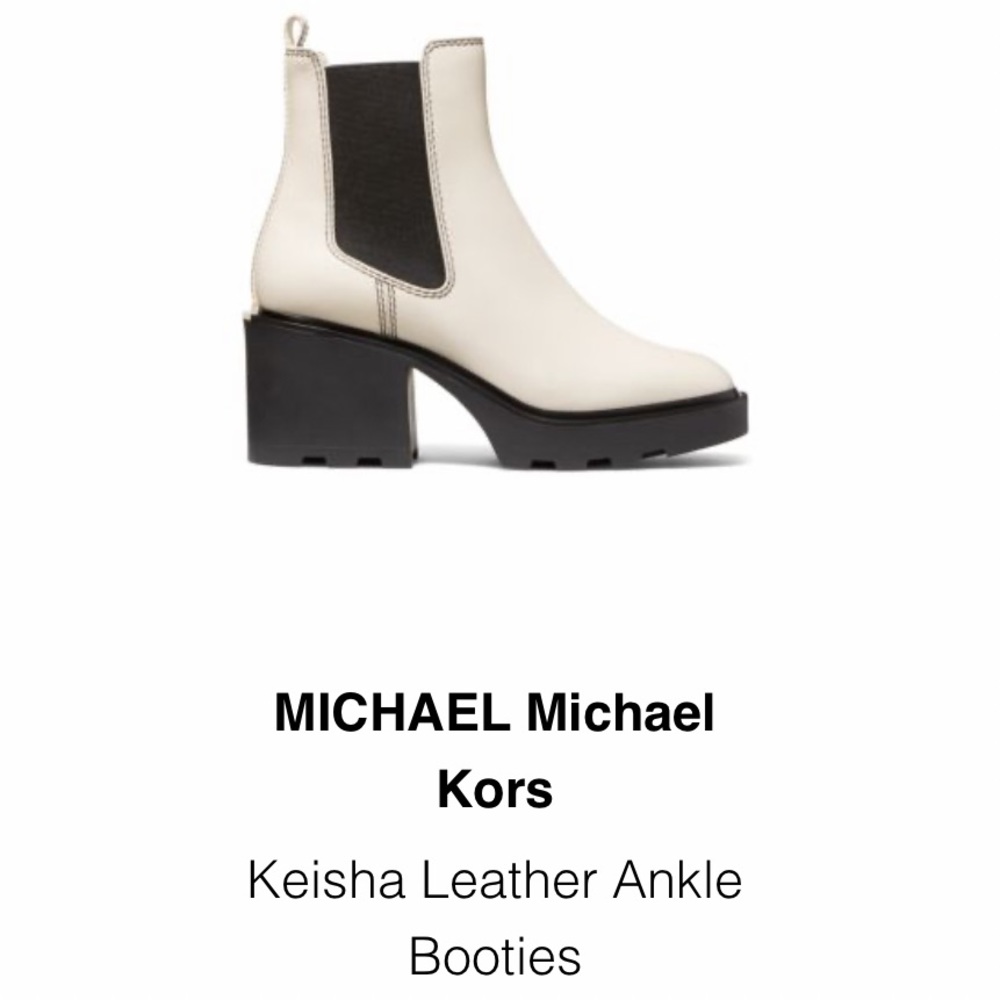 Michael Kors Genuine leather platform boots